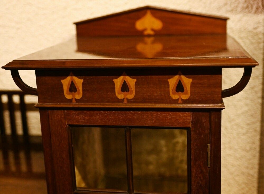 Mahogany Art Nouveau Drinks Cabinet Cocktail Server photo buy