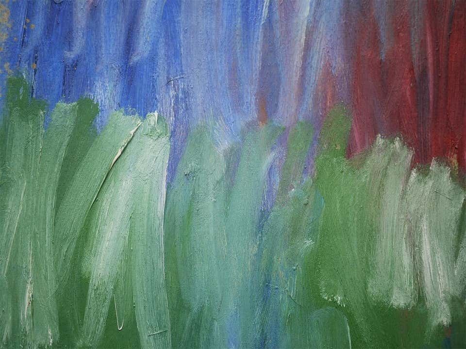 1284.6399999999999 Abstract Painting, Agner, Hans Peter, Cascade Of Colours, 1989 photo
