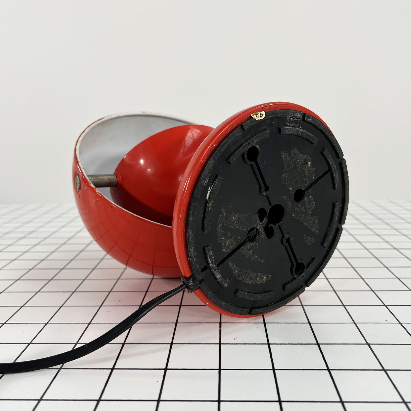 Red Jucker 147 Table Lamp By Tobia & Afra Scarpa For Flos, 1960s photo vintage