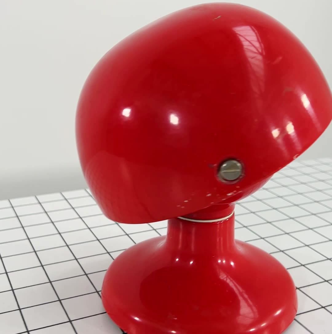 photo furniture Red Jucker 147 Table Lamp By Tobia & Afra Scarpa For Flos, 1960s