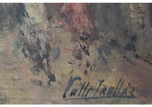 Joan Antoni Valls Trullas   Impressionist City Scene, Barcelona photo 407.0