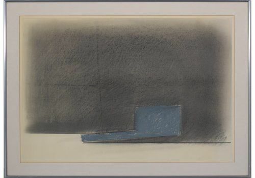 Minimalistisch Landschap In Grijs En Blauw photo furniture