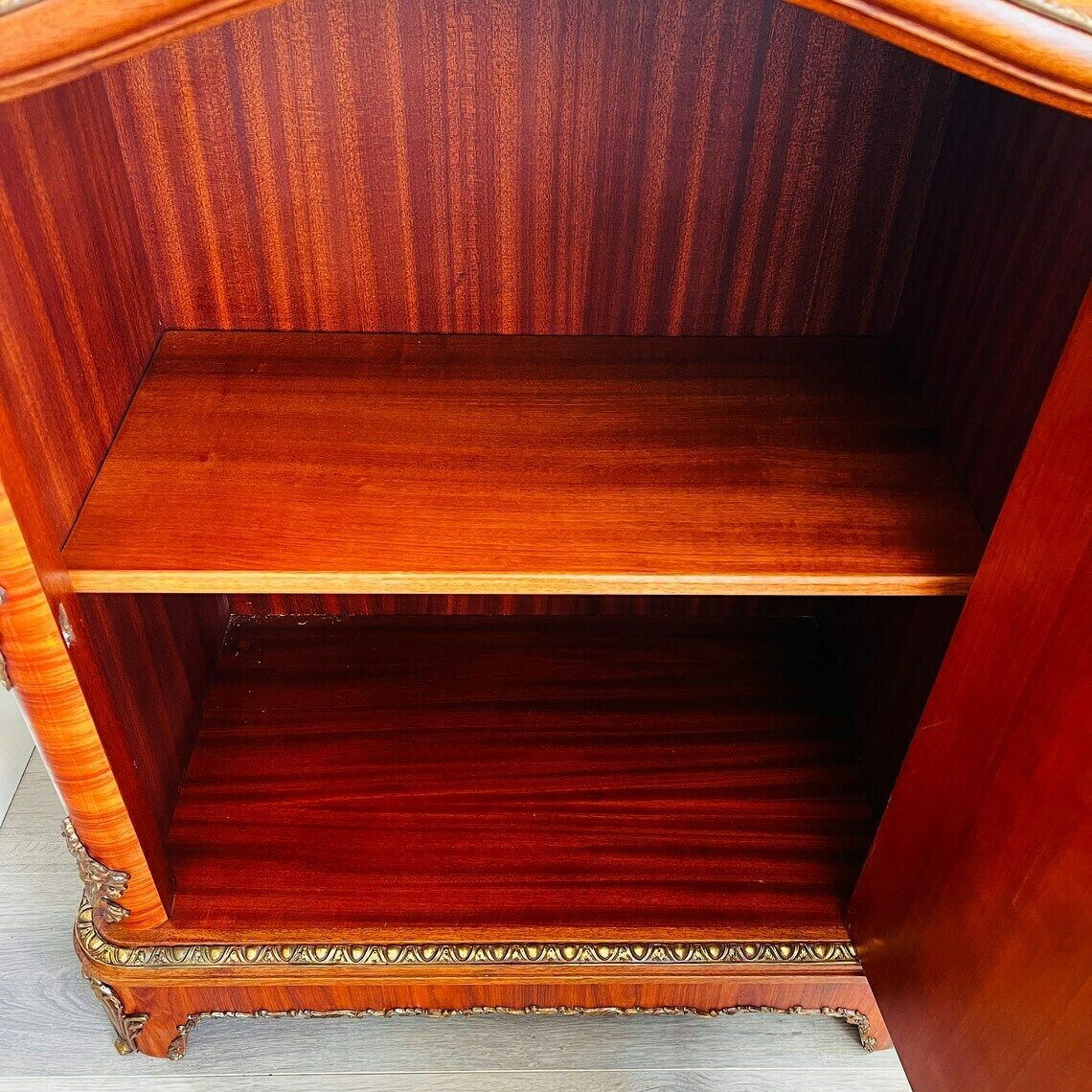 photo for sale Exquisite Vintage Hand Painted Cabinet French Louis XV Style