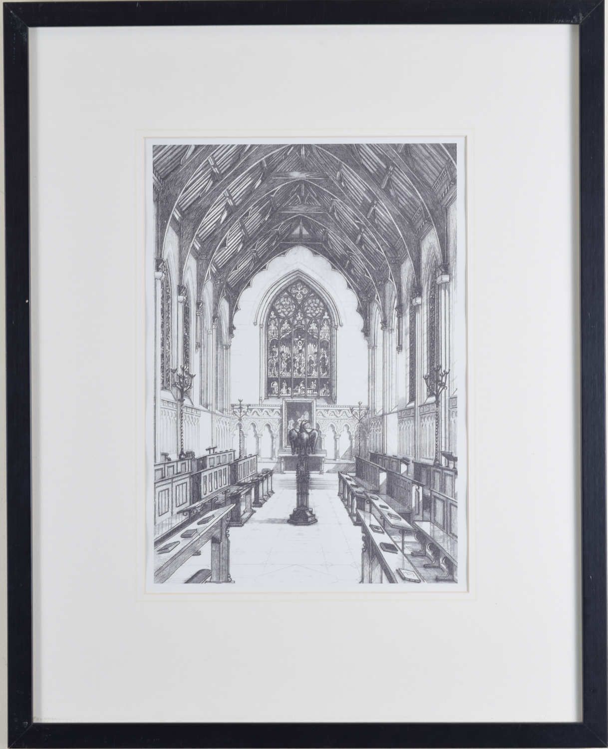 Tony Broderick (Late 20th Century) Chapel Of Corpus Christi College, Cambridge photo Art
