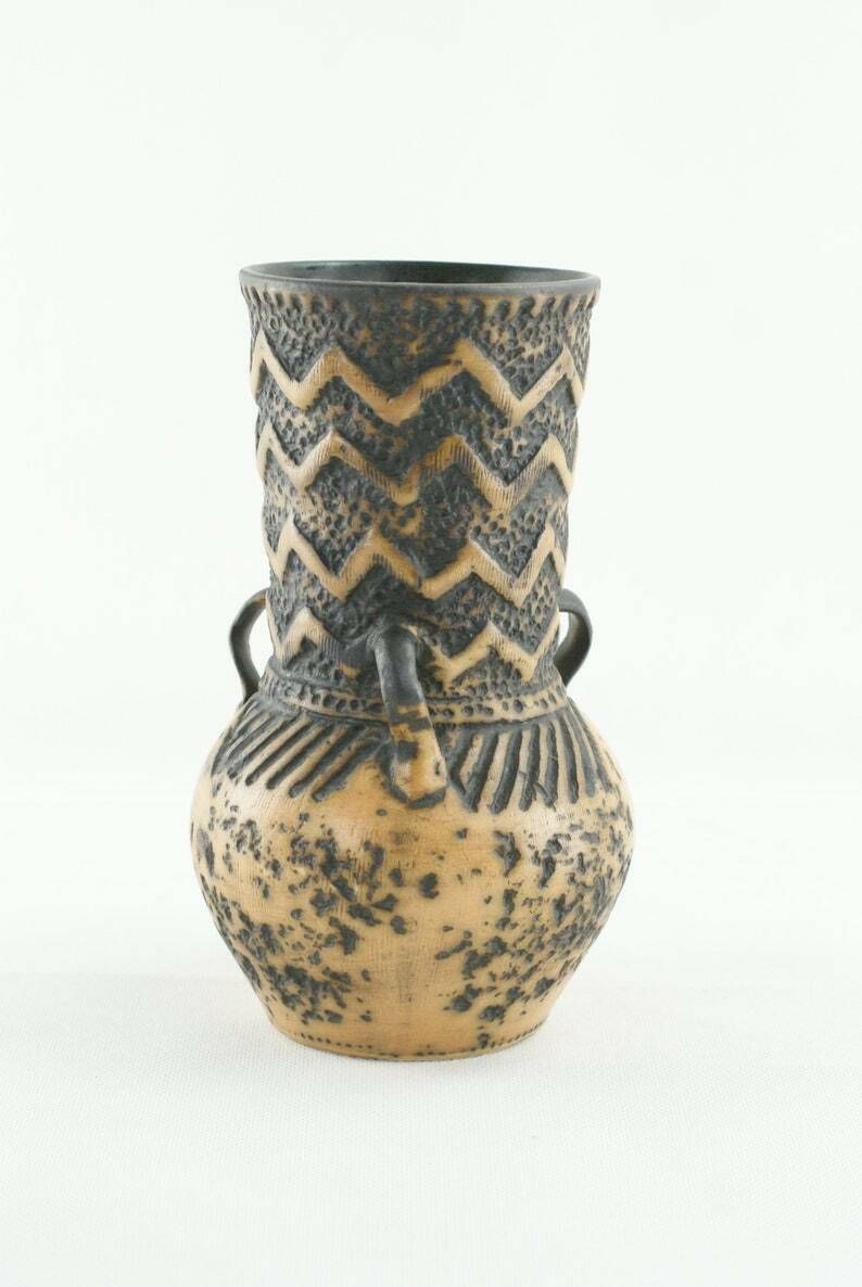 West German Pottery   Jasba Keramik   Decor Nimrod Vase  Collectors Piece photo furniture