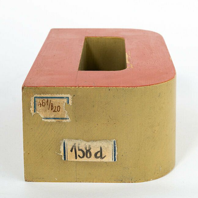 Wooden Letter "D", 1990s, Vintage photo vinterior