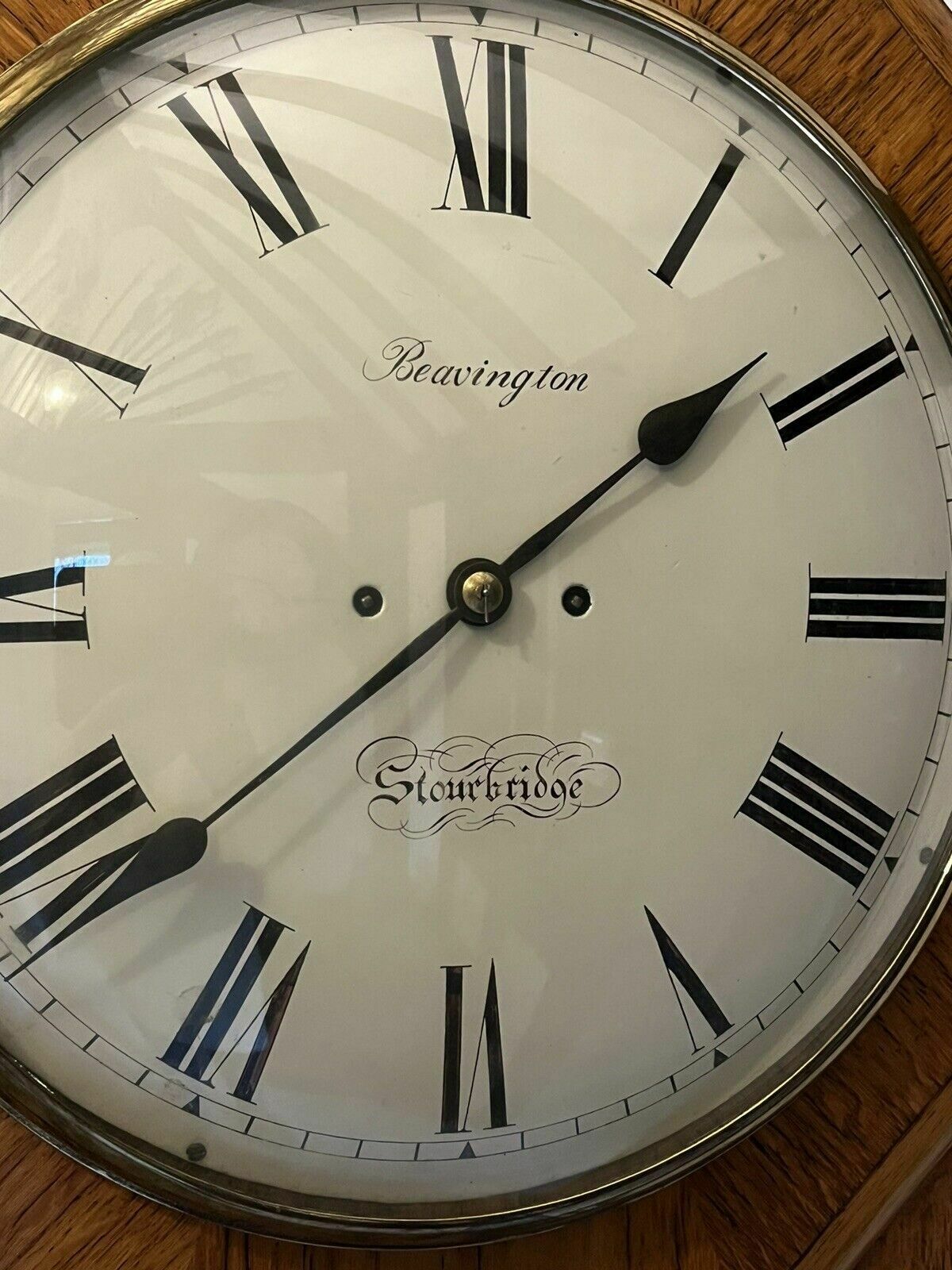 Doubke Fusee Tavern Clock, Convex Glass, Huge In Size, Top Quality Piece photo furniture
