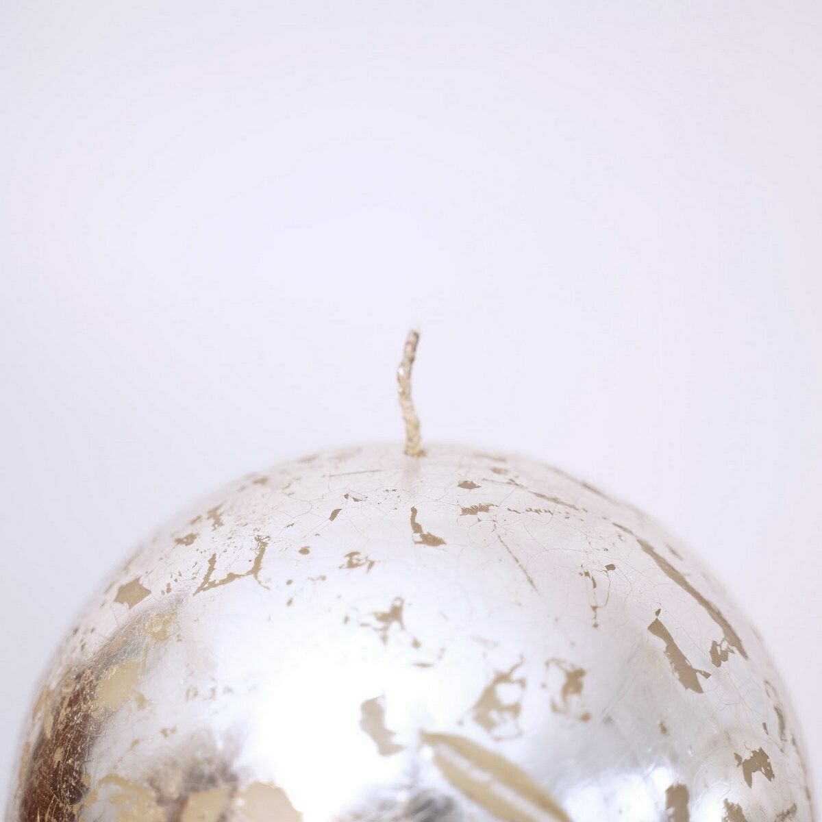 Pair Of Sphere Candles, Metallic Effect photo furniture