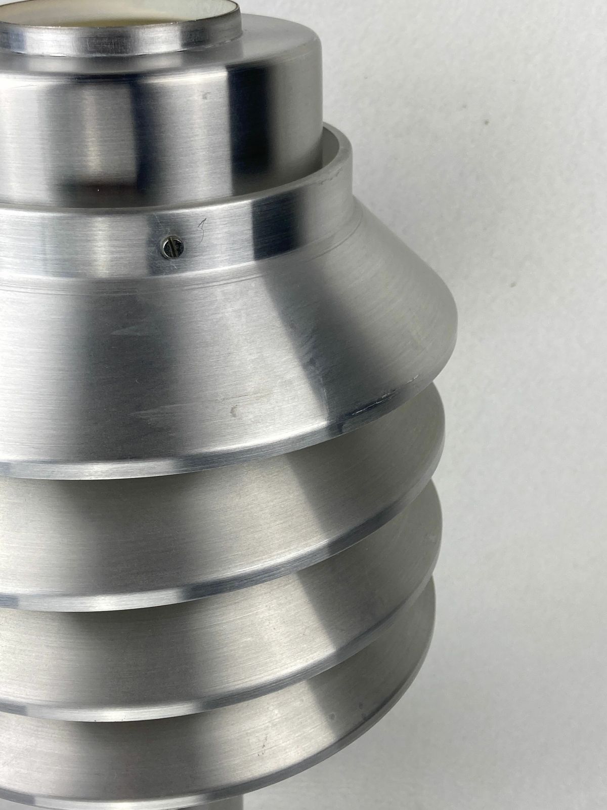 photo for sale Space Age Aluminum Mushroom Dome Lamp By Hans Agne Jakobsson For Markaryd, Sweden 1960s