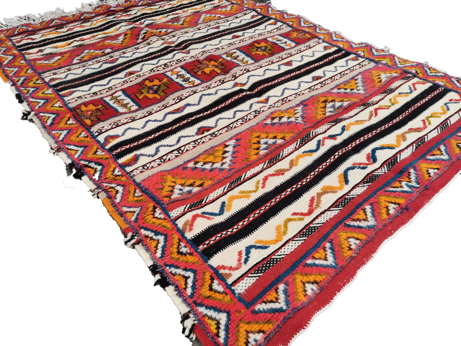 No Custom Fee/  Handmade Large Colourful Moroccan Berber Rug. Camel Wool Carpet photo Textiles