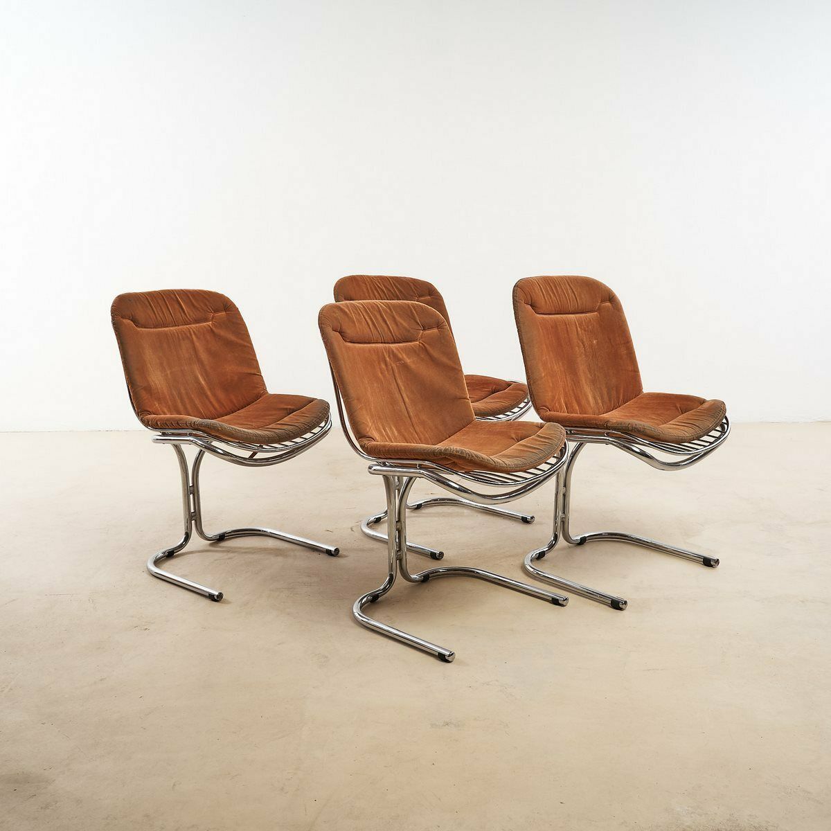 4pcs Chairs Design Gastone Rinaldi For Rima
