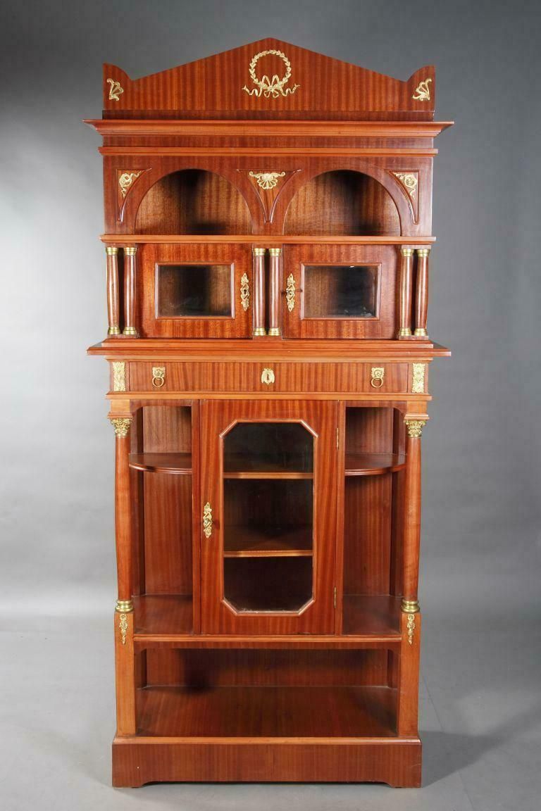 photo furniture 20th Century Decorative Cabinet In Empire Style Mahogany