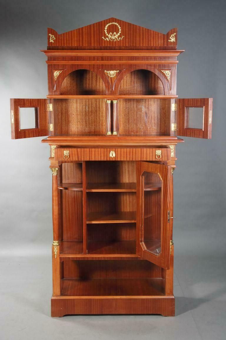 photo for sale 20th Century Decorative Cabinet In Empire Style Mahogany