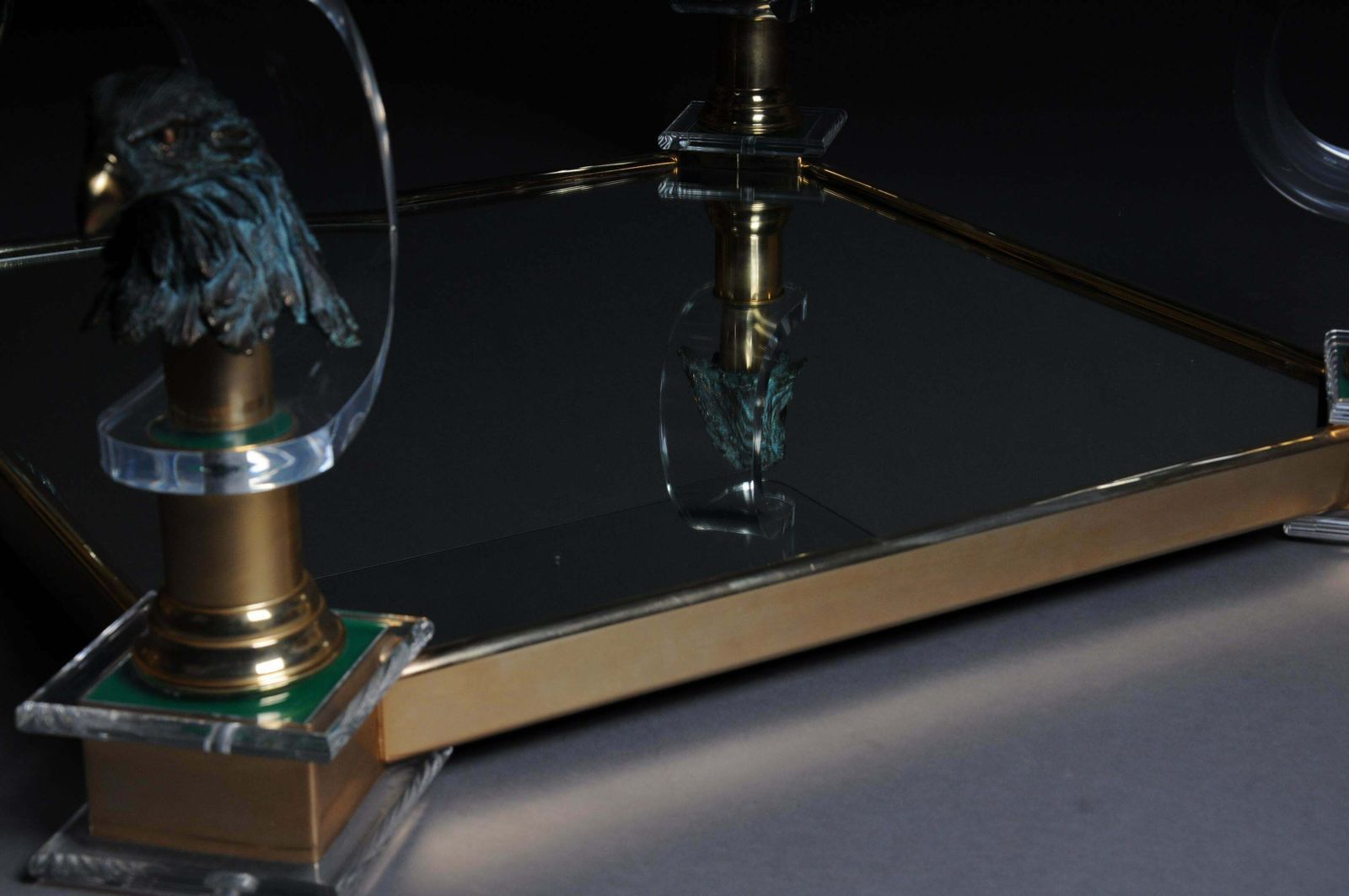 photo furniture Exclusive Designer Coffee Table Glass / Acrylic Maison Charles