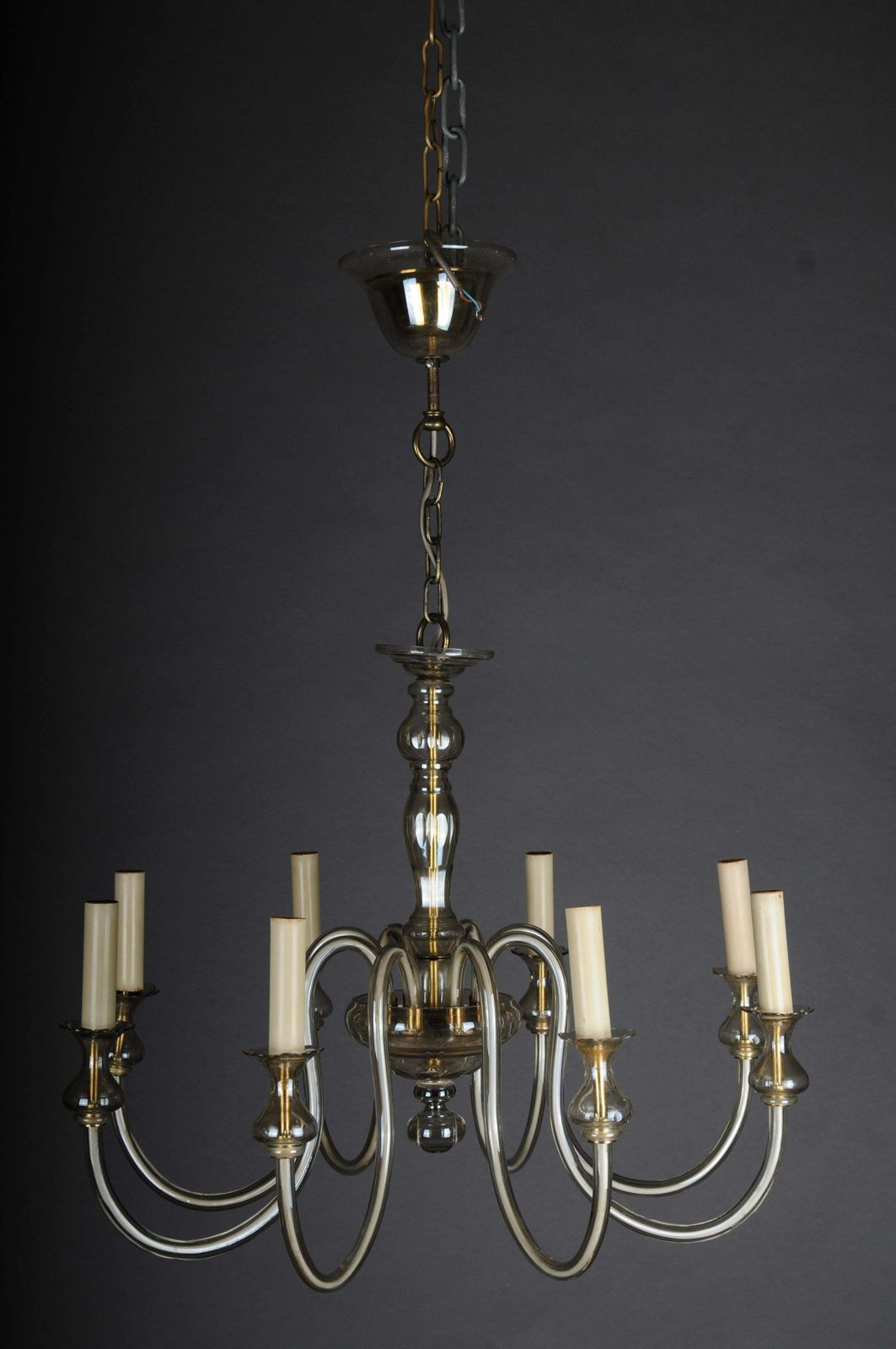 20th Century Glazed Italian Chandelier photo for sale