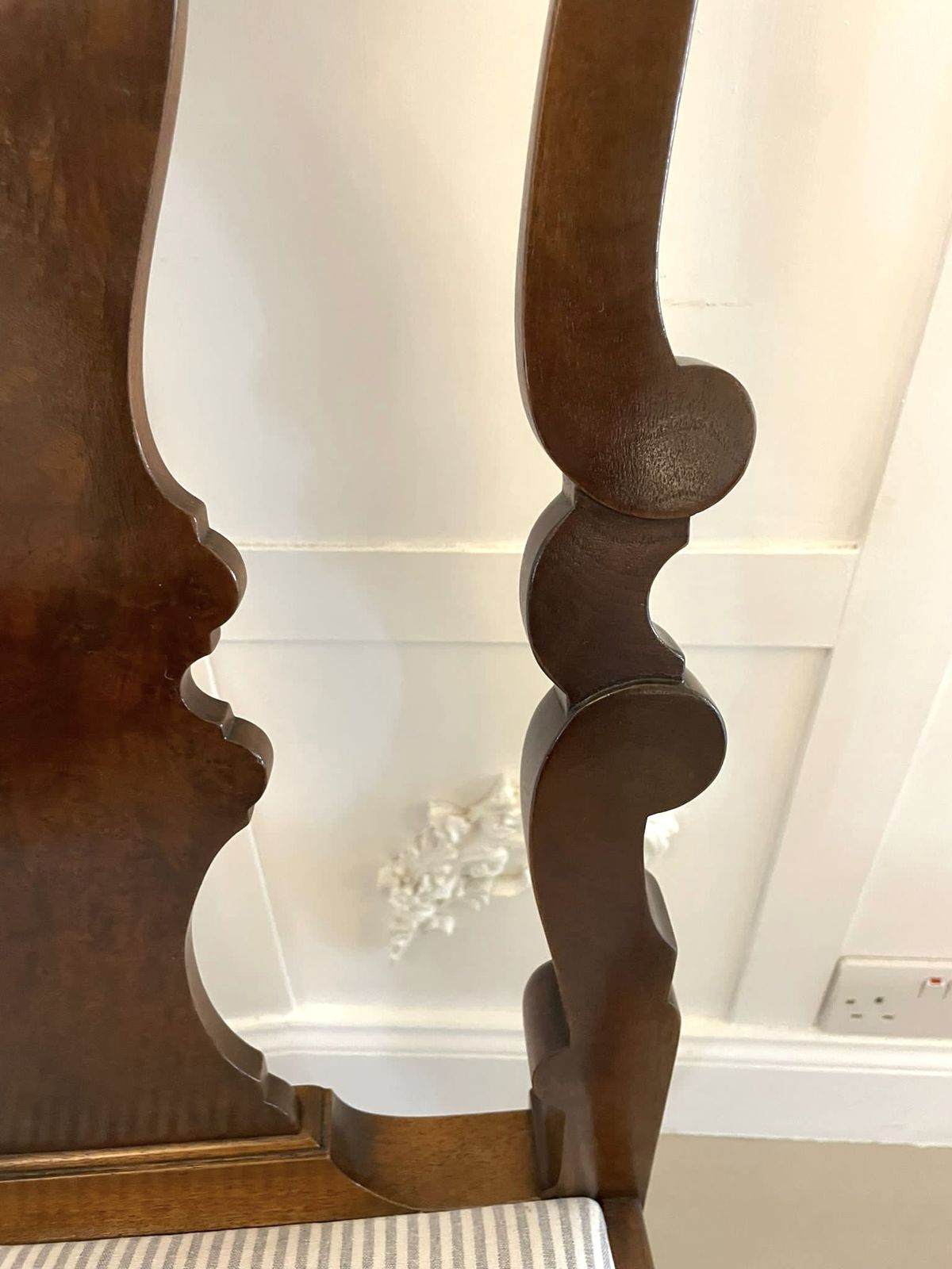 photo for sale Outstanding Quality Set Of 10 Antique Walnut Dining Chairs