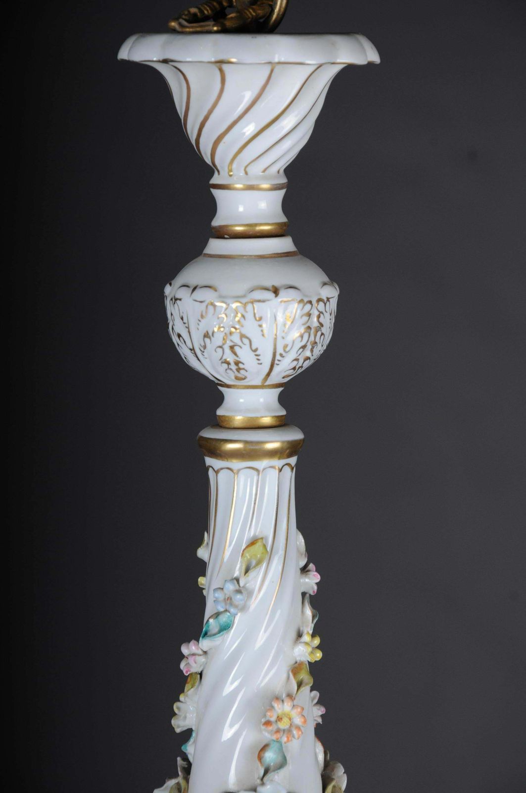 Baroque Porcelain Chandelier/Candelabra, Germany photo for sale