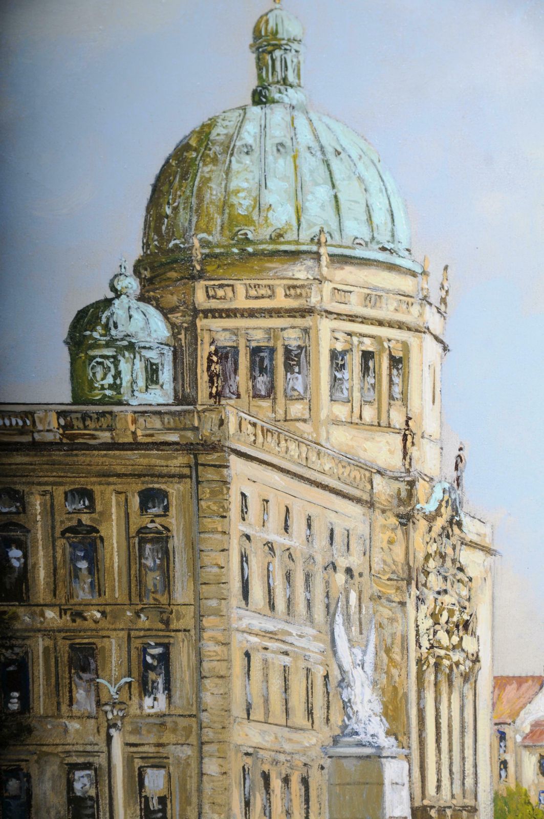 20th Century Oil Painting By Hermann Muth, Berlin City Palace photo 1440.0