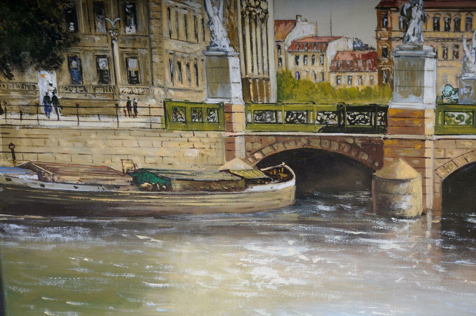 photo for sale 20th Century Oil Painting By Hermann Muth, Berlin City Palace
