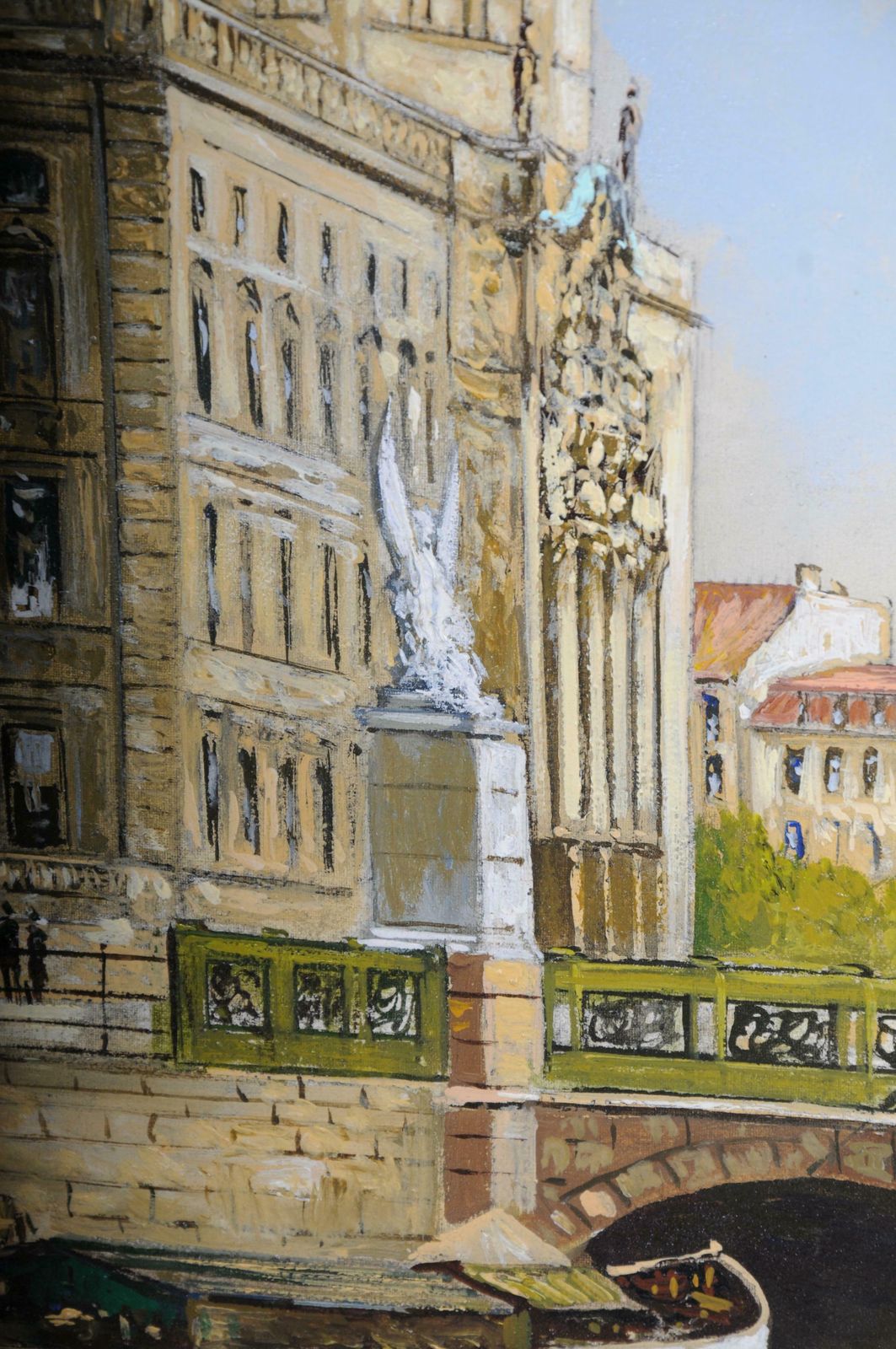 1440.0 20th Century Oil Painting By Hermann Muth, Berlin City Palace photo
