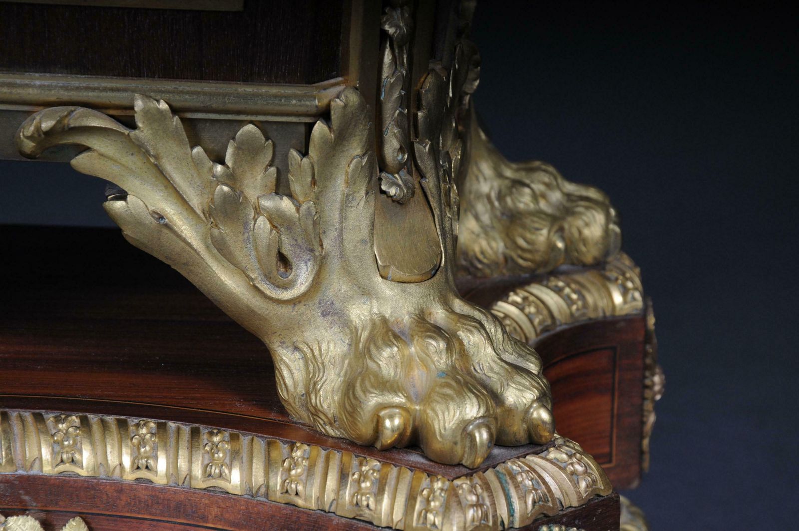 Napoleon III Pedestal Clock “Parquet Regulator” After Jean Henri Riesener, 1734 photo buy