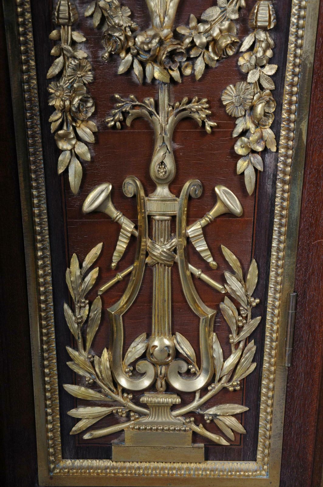 Napoleon III Pedestal Clock “Parquet Regulator” After Jean Henri Riesener, 1734 photo vintage