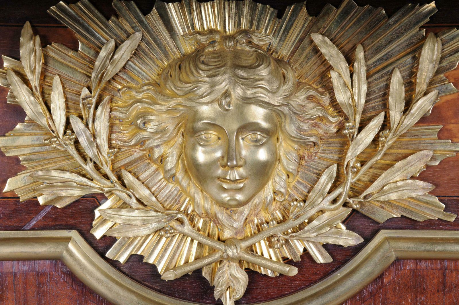 photo for sale Napoleon III Pedestal Clock “Parquet Regulator” After Jean Henri Riesener, 1734