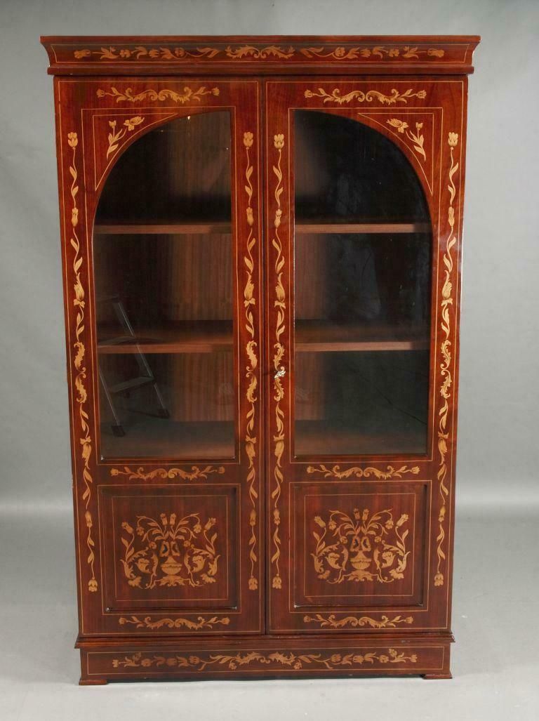 20th Century Marketerie Vitrine/Cabinet In The Dutch Biedermeier Style photo furniture