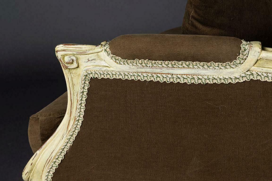photo for sale 20th Century Unique French Sofa/Canape In Louis XV, Beechwood