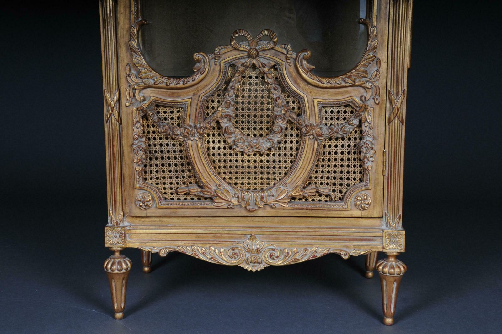 20th Century Elegant French Showcase In Louis XVI Style photo for sale