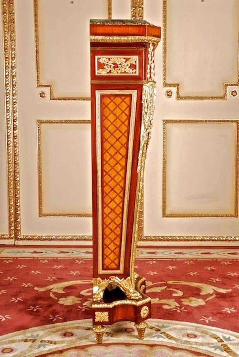 20th Century Louis XVI Style Pedestal After Jean Henri Riesener photo Home Decor