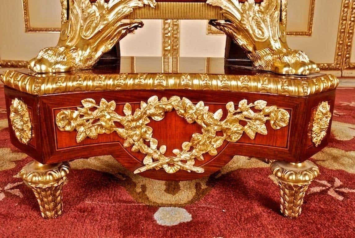 photo for sale 20th Century Louis XVI Style Pedestal After Jean Henri Riesener