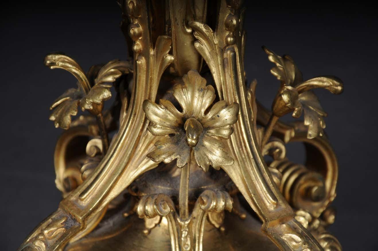 Antique Magnificent Floor Lamp Bronze Gold Napoleon III photo buy