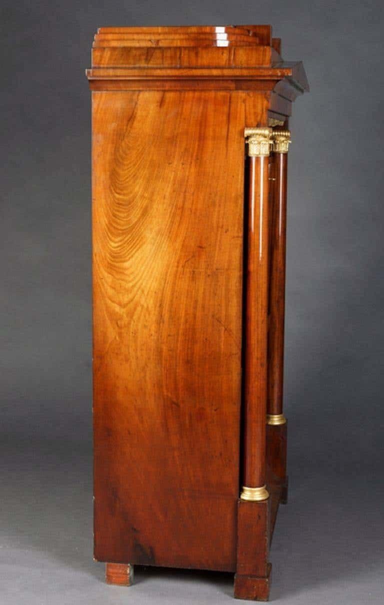 19th Century Biedermeier Column Secretary photo for sale