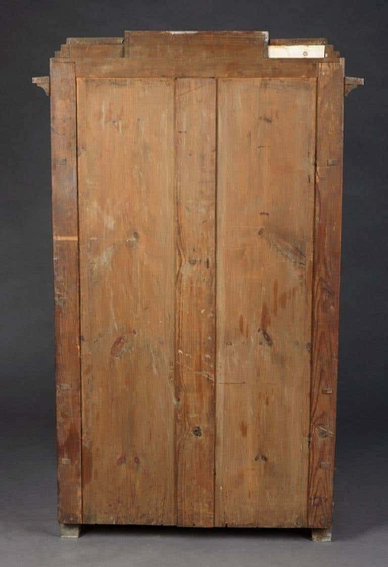19th Century Biedermeier Column Secretary photo Furniture