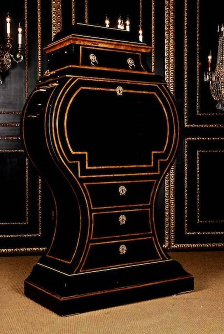 20th Century Vienna Biedermeier Lyre Secretaire photo for sale