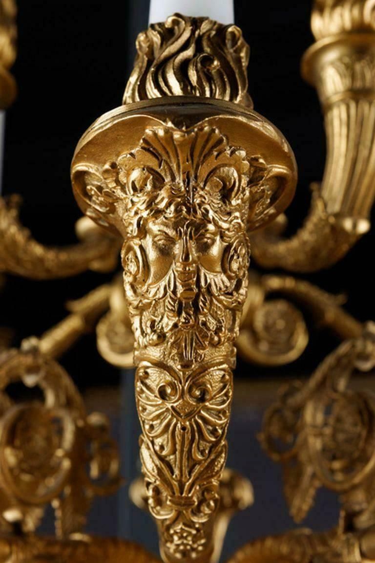 20th Century Empire Style Wall Girdle/Wall Light After Antoine André Ravrio photo vintage