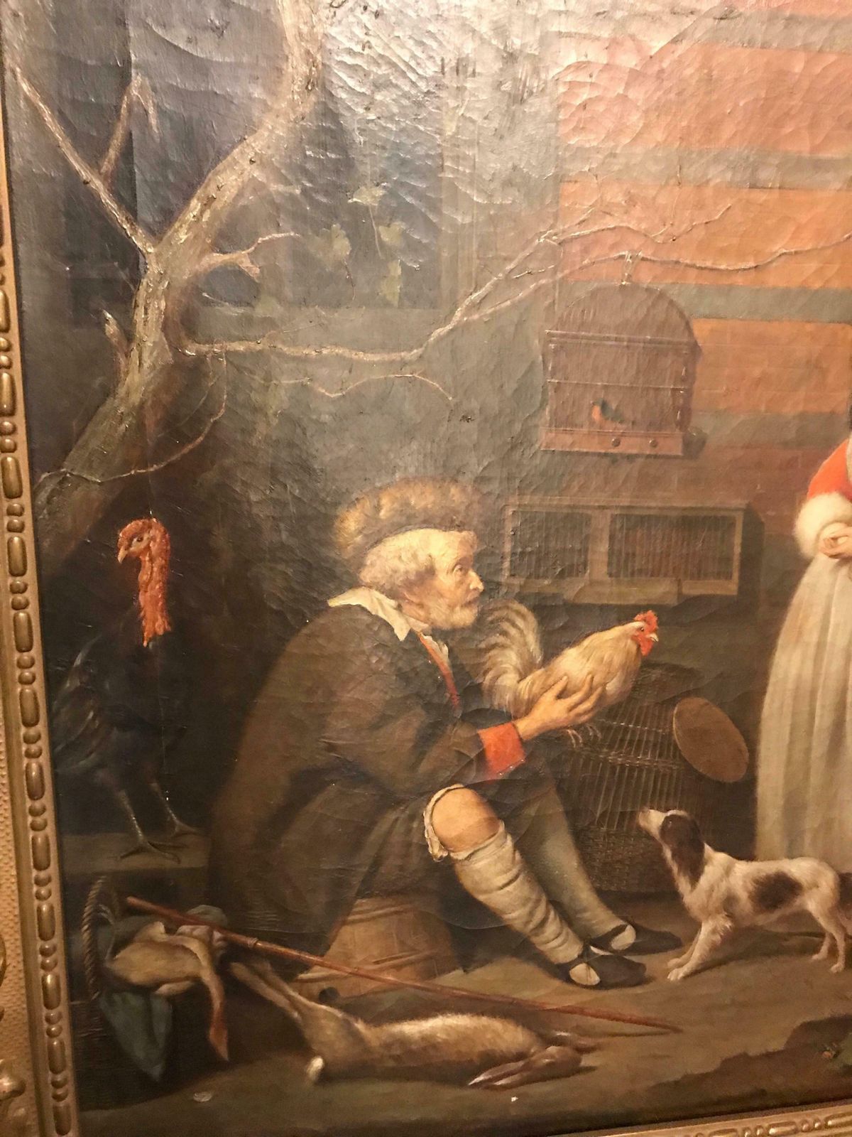 Poultry Seller Oil Painting 1870 Fine Quality To Gabriel Metsu Netherland £3,470.47  9 photo furniture
