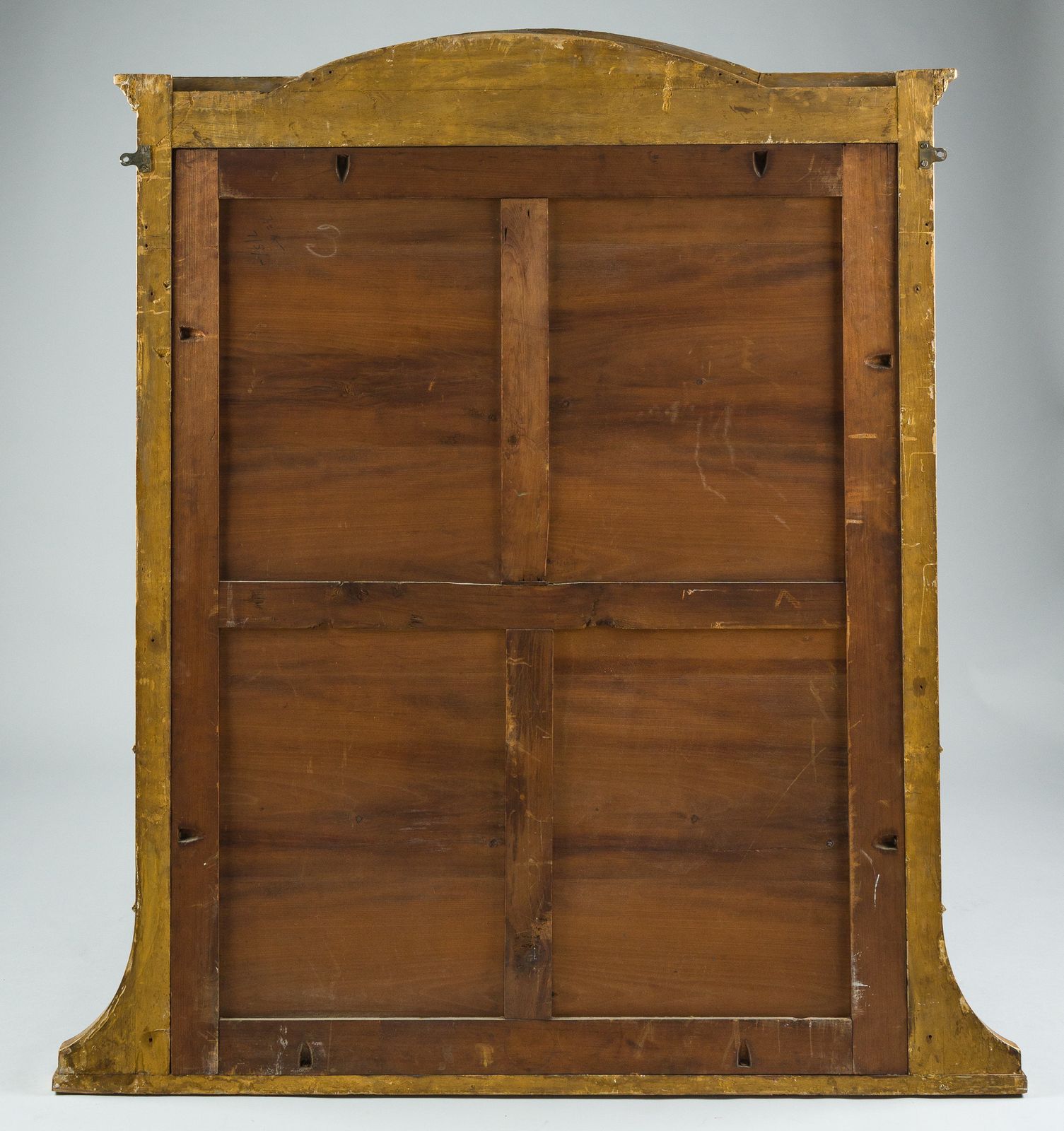 photo for sale Large 19th Century Victorian English Gilt Overmantle Mirror