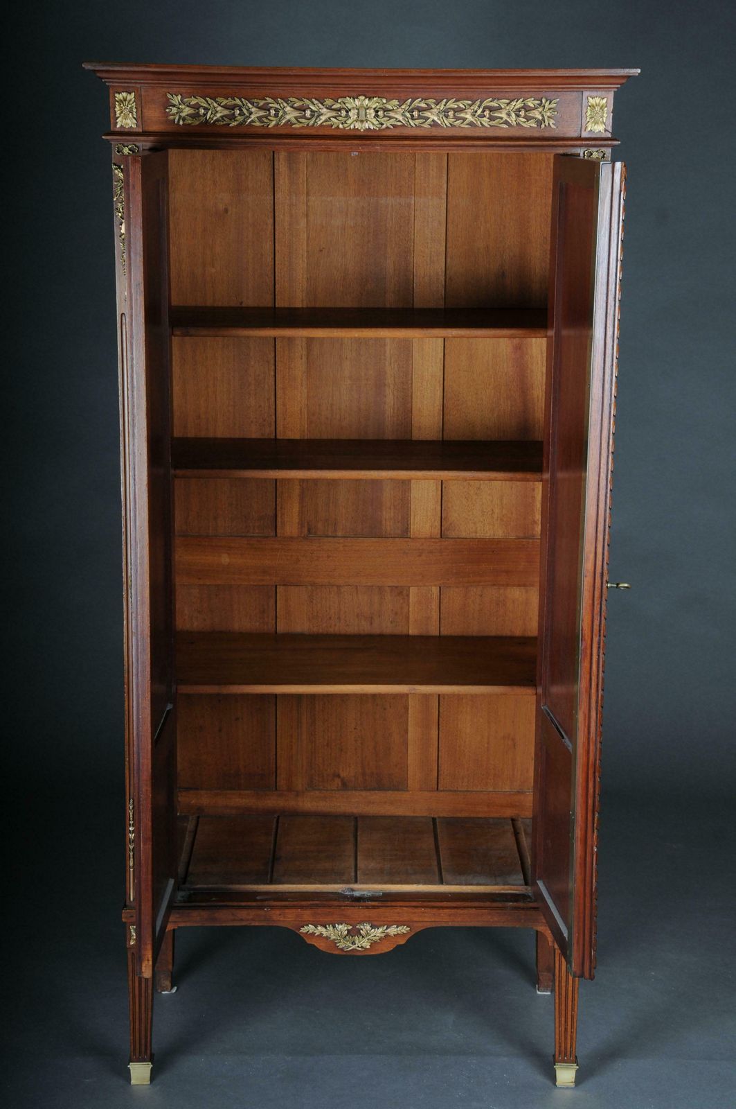 photo for sale Rare Delicate Mahogany Music Cabinet Around 1880, Louis XVI