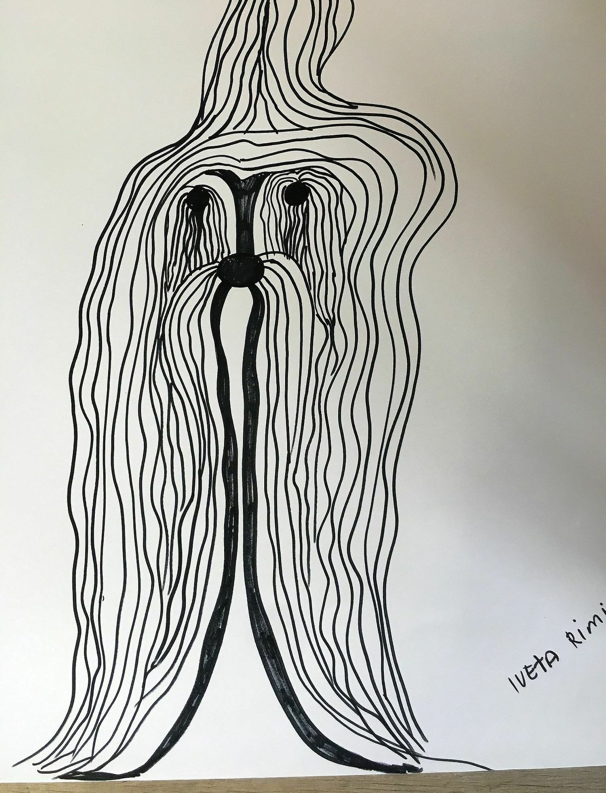 "Man Is A Dog" Iveta Horváthová / Painting photo for sale
