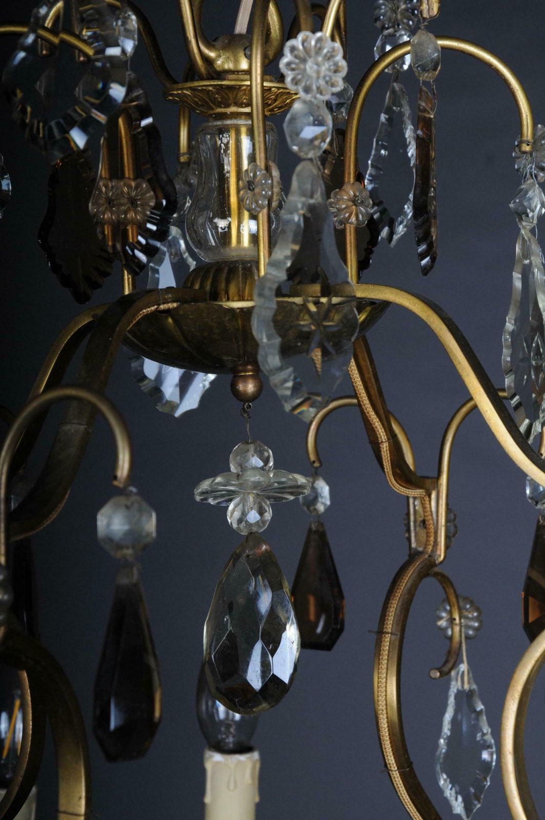 photo furniture Antique French Baroque Chandelier, Circa 1930