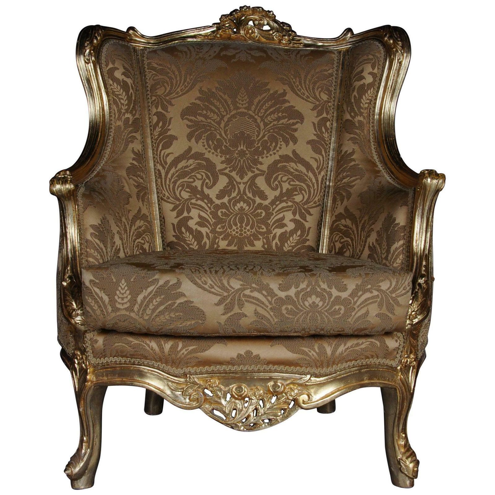 20th Century Louis XV Quinze Bergère Chair Lounge photo furniture