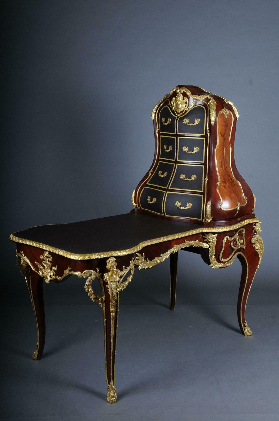 photo for sale Impressive Louis XV Desk Reception Table After F Linke Paris