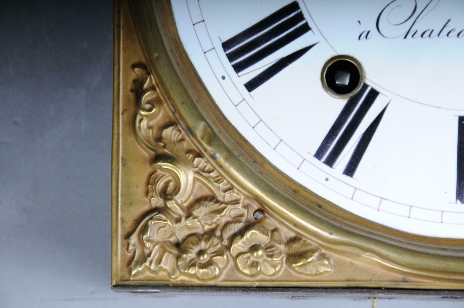 19th Century High Quality Originals Comtoise  Wall Clock Brass photo vinterior