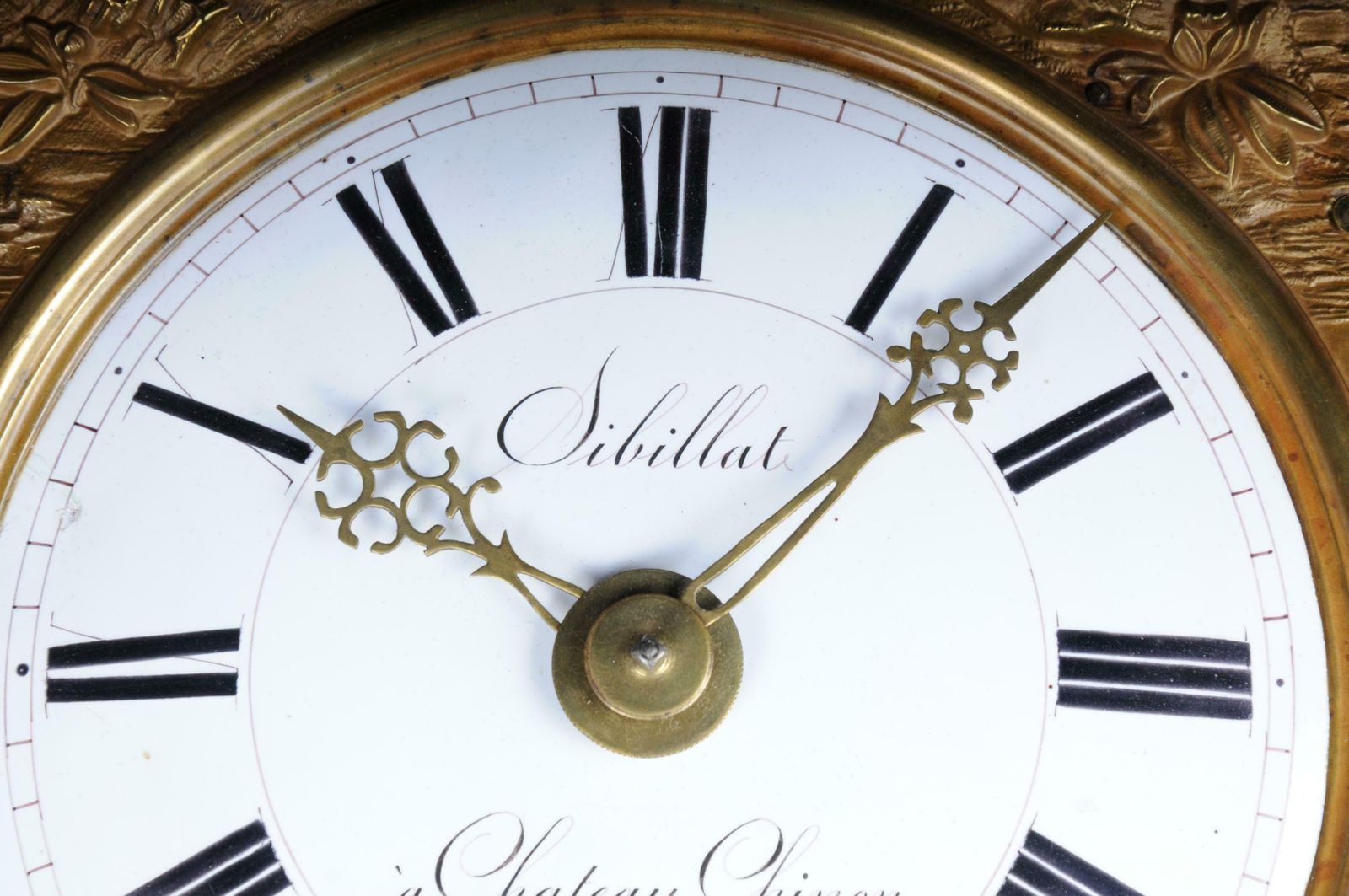 photo furniture 19th Century High Quality Originals Comtoise  Wall Clock Brass