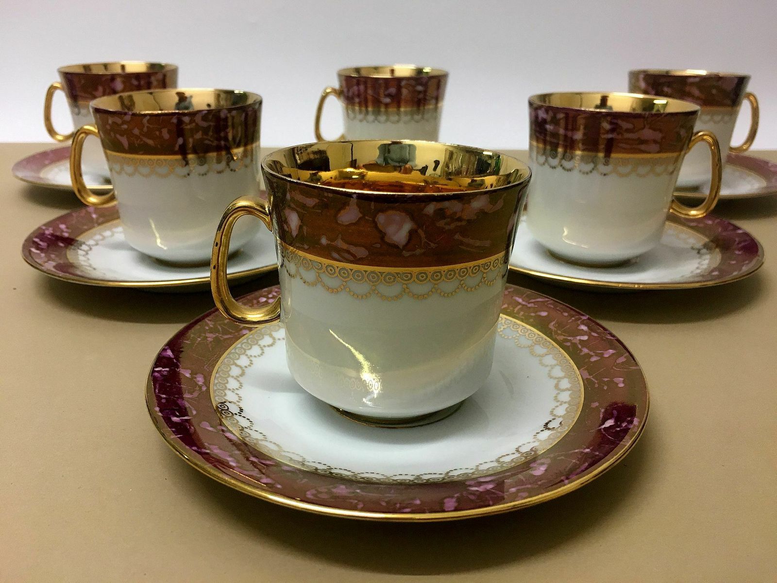 Gold Plated Coffee Set / Jsk, 1990s photo for sale