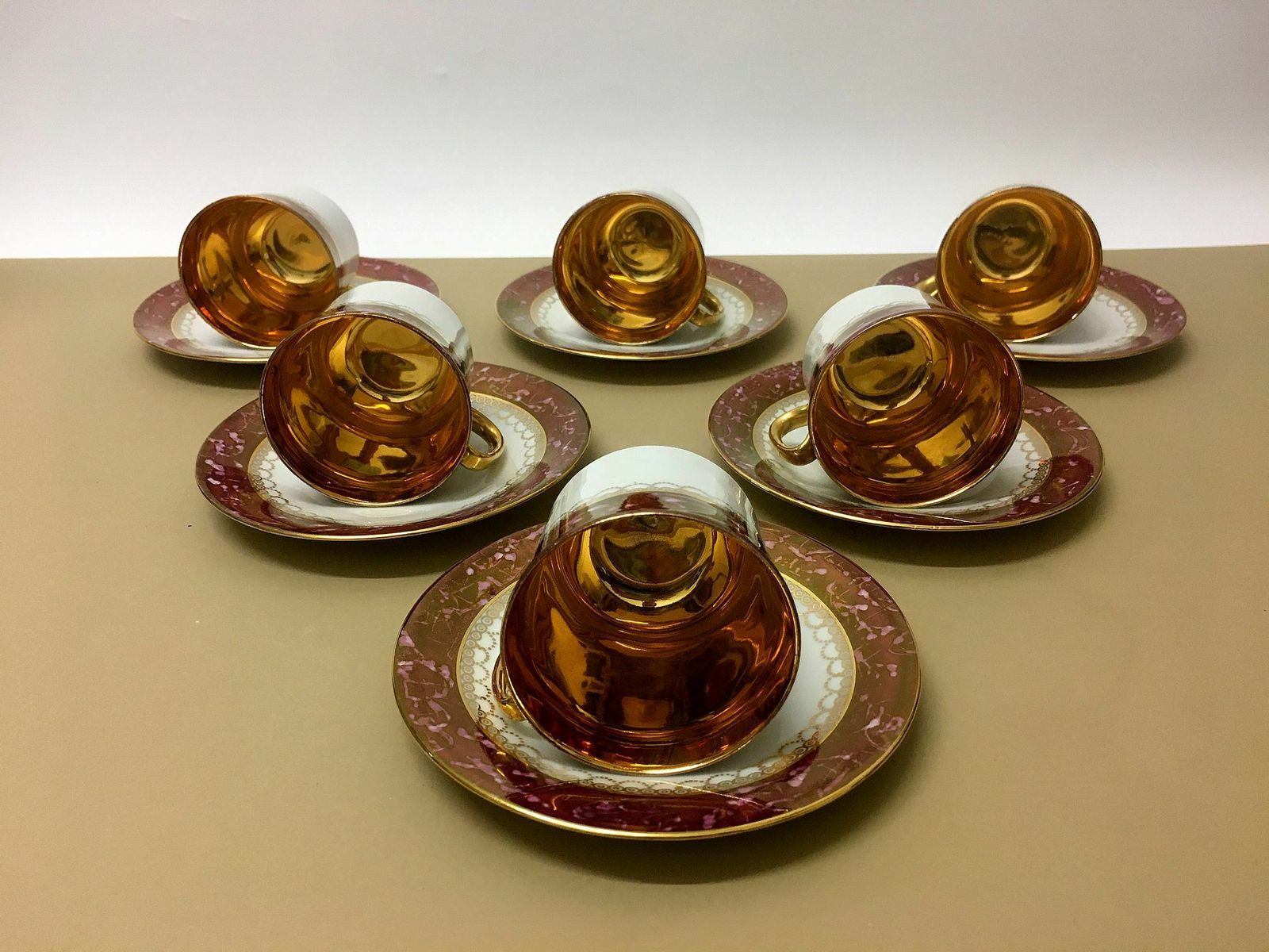 Gold Plated Coffee Set / Jsk, 1990s photo vinterior