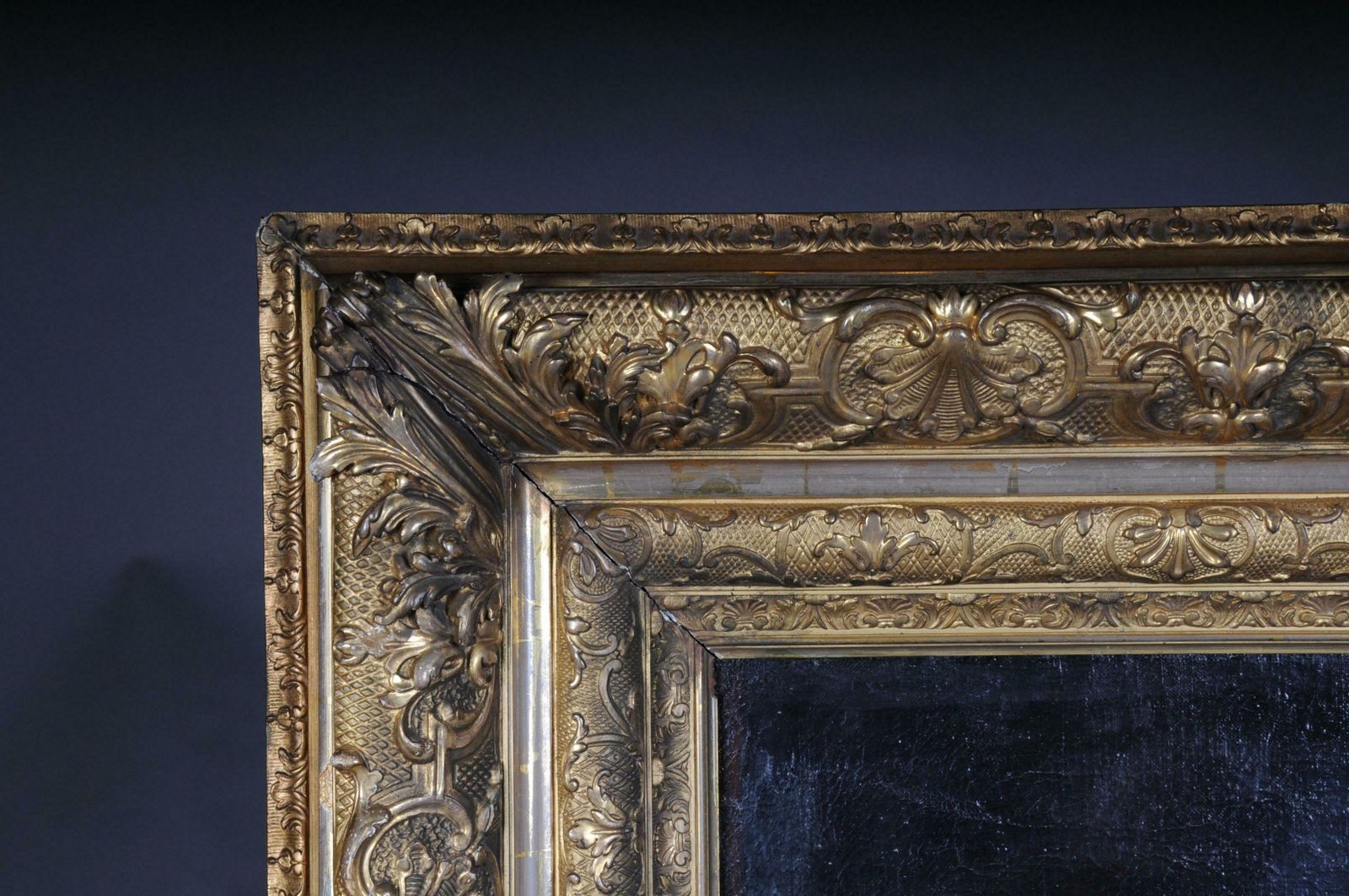 19th Century Oil Painting Rembrandt & H. Van Rijn, Young Woman Open Neckline photo furniture