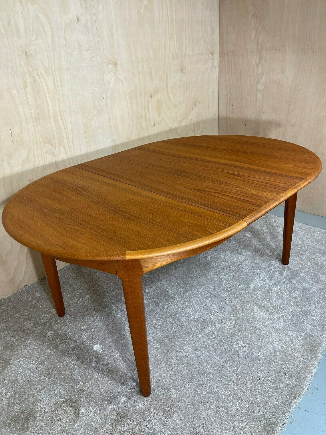Mid Century Teak Dining Table "Model 62" By Henning Kjaernulf For Sorø Stolefabrik   1958 photo buy